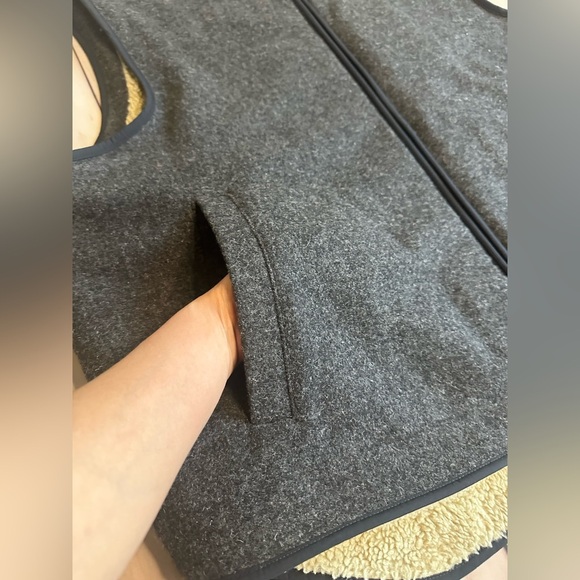 LL Bean Vintage Wool Sherpa Lined Vest  2XL Reg Adventure Hunting Outdoor Work - Picture 7 of 8